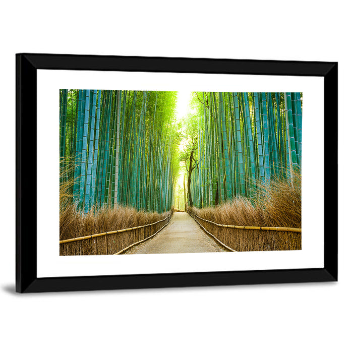 Arashiyama Bamboo Path, Kyoto Wall Art as a framed print