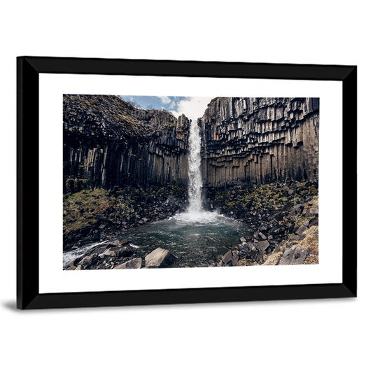 Svartifoss Basalt Waterfall Wall Art