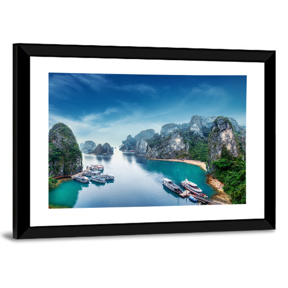Ha Long Bay Karst Panorama Wall Art