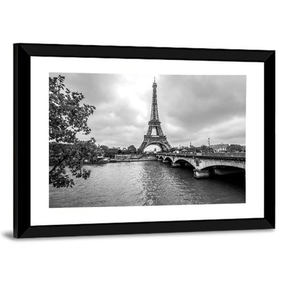 Eiffel Tower from the Seine Wall Art