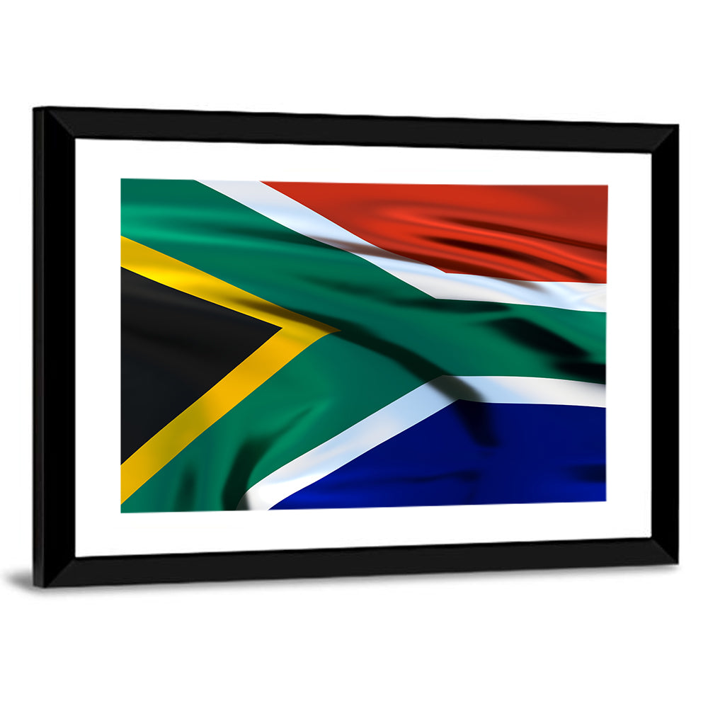 South African Flag Wall Art
