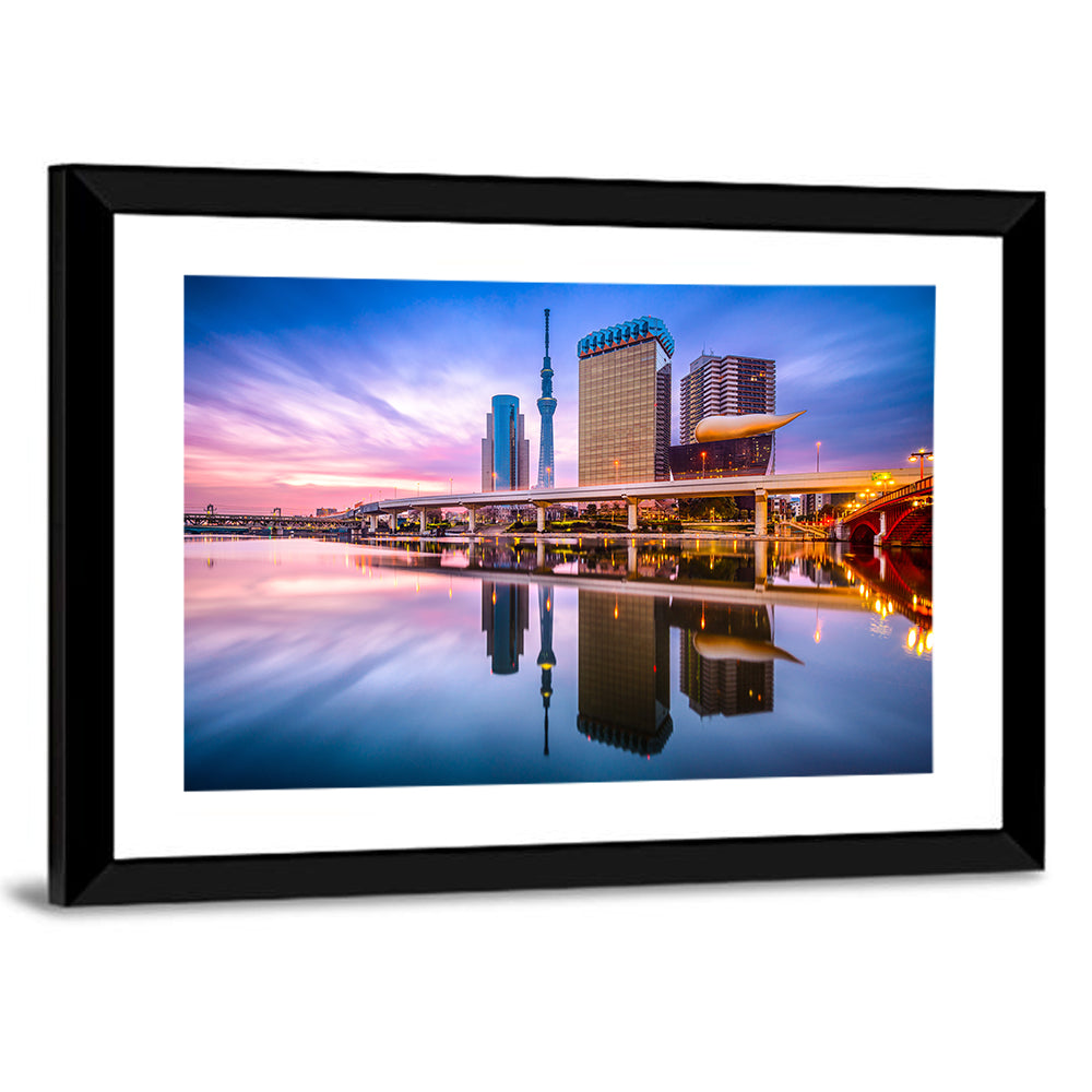Tokyo Skyline at Dawn Wall Art