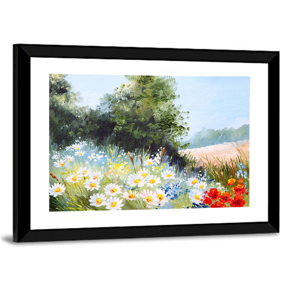 Meadow Of Daisies Artwork Wall Art