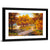 Autumn Forest With River & Bridge Wall Art