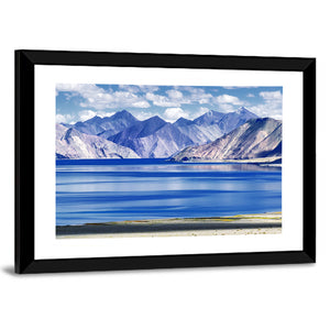 Mountains & Pangong Tso Lake Wall Art