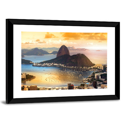 Rio Twilight Over Sugarloaf Mountain Wall Art