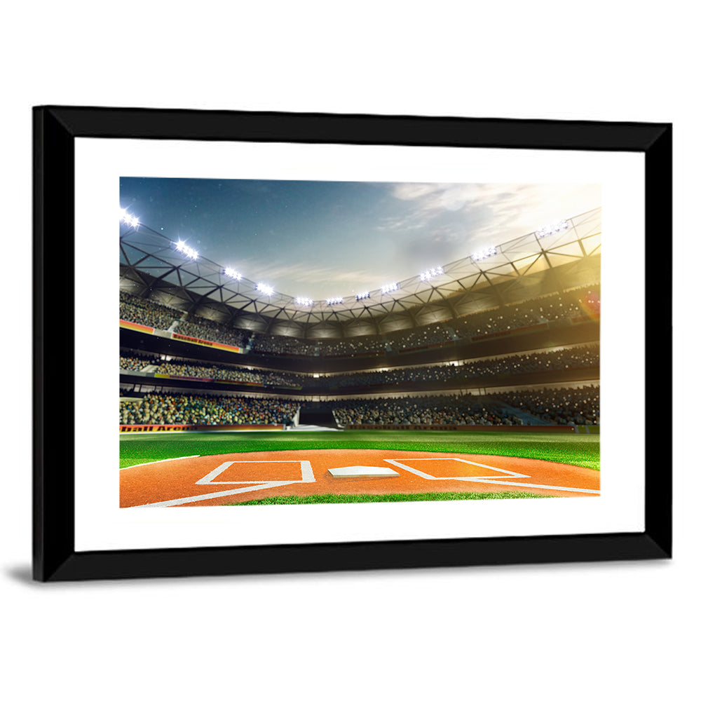 Home Plate at Grand Arena Wall Art