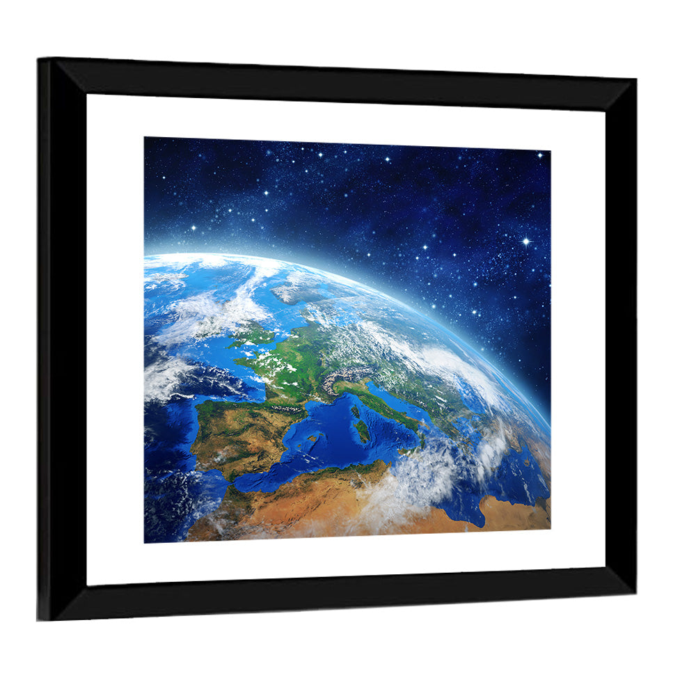 Earth from Orbit Wall Art