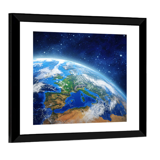 Earth from Orbit Wall Art