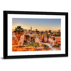 View Of Karnak Temple In Egypt Wall Art