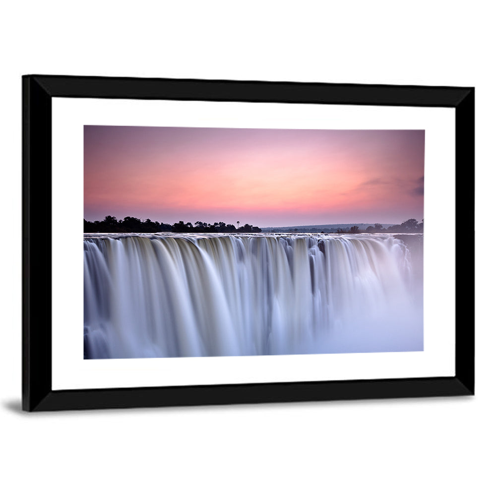 Victoria Falls at Dusk Wall Art