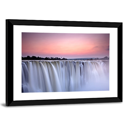Victoria Falls at Dusk Wall Art