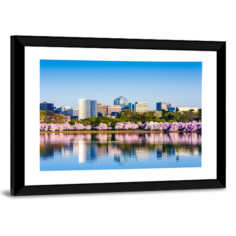 Tidal Basin Washington D.c. Cherry Blossoms Wall Art