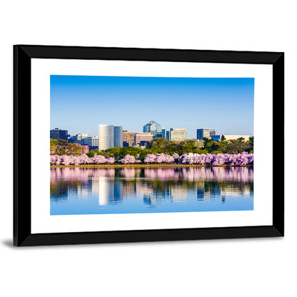 Tidal Basin In Washington Wall Art