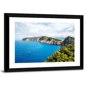 Coastline At Lefkada Island In Greece Wall Art