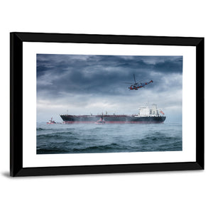 Helicopter Rescue Mission Wall Art