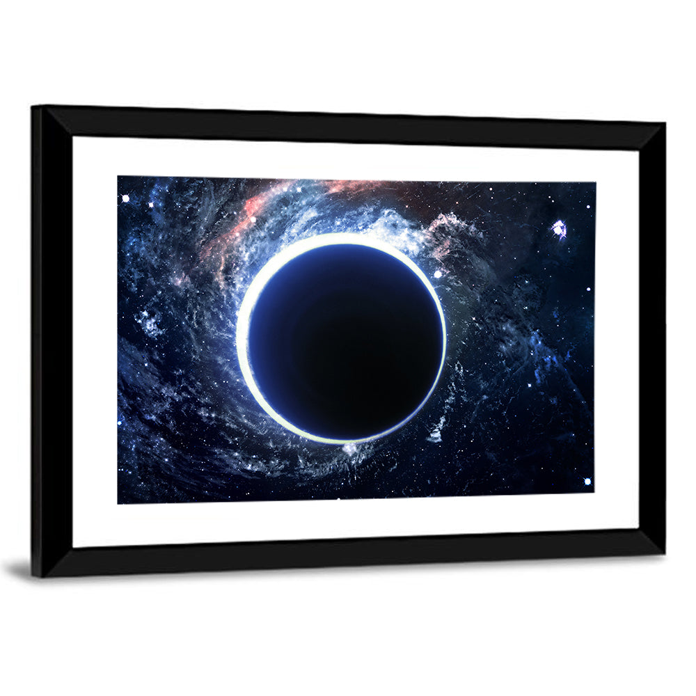 Black Hole Nebula in Deep Space Wall Art