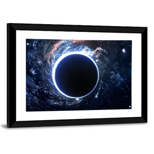 Black Hole Nebula In Deep Space Wall Art