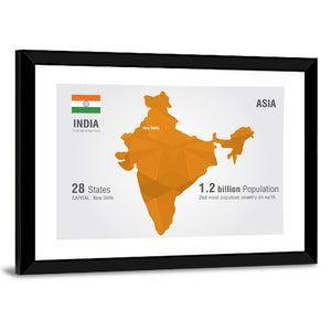 India Map Wall Art