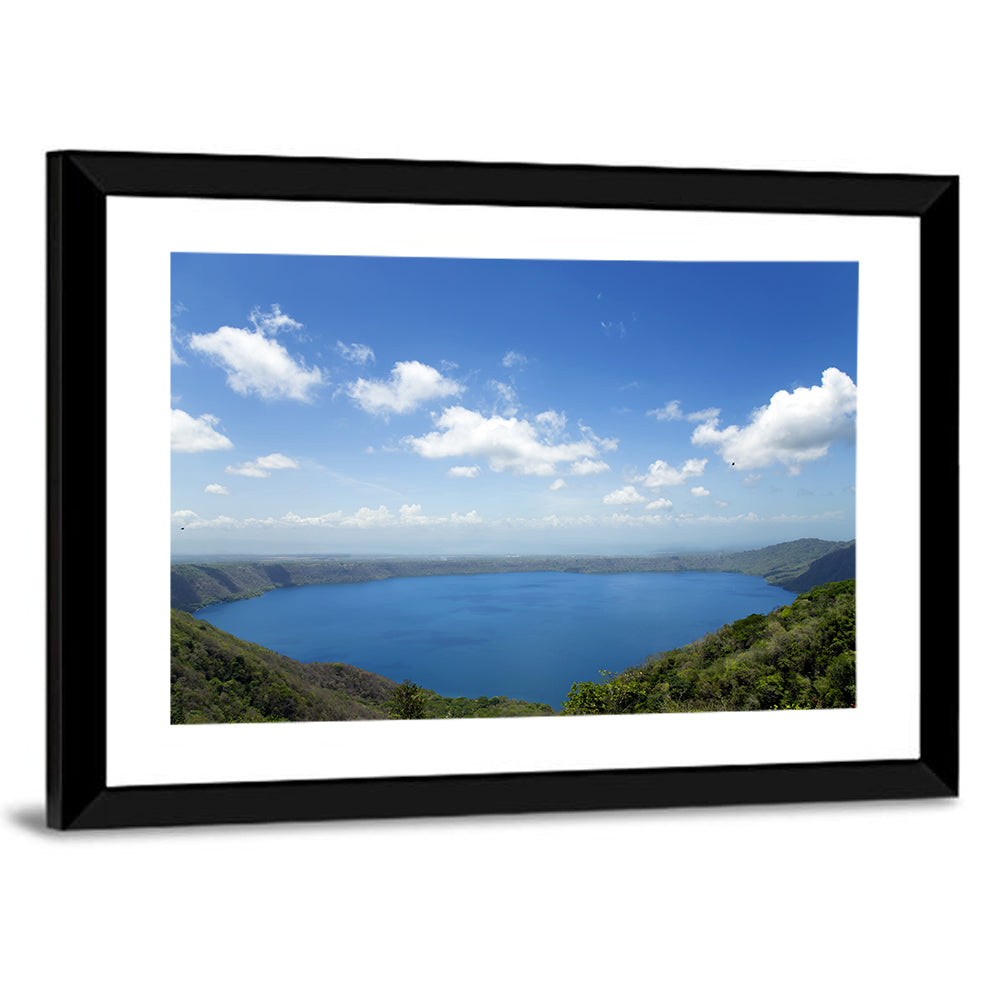 Serene Apoyo Crater Lake Wall Art