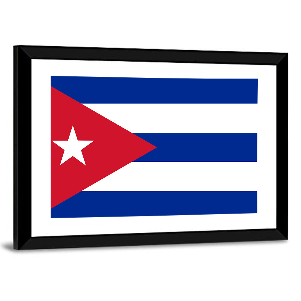 Cuban National Flag Wall Art
