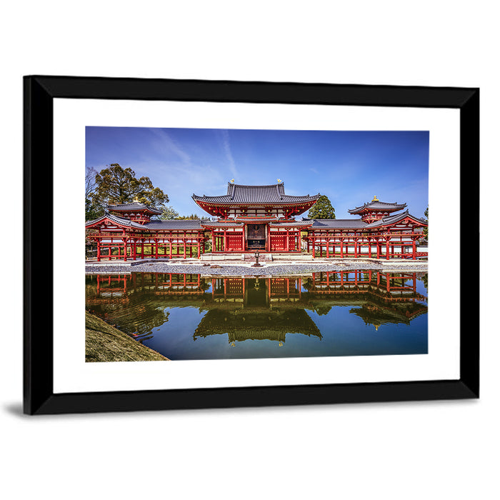 Byodoin Phoenix Hall Uji Japan Wall Art as a framed print