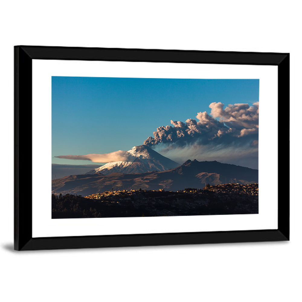 Cotopaxi Volcano Eruption Wall Art