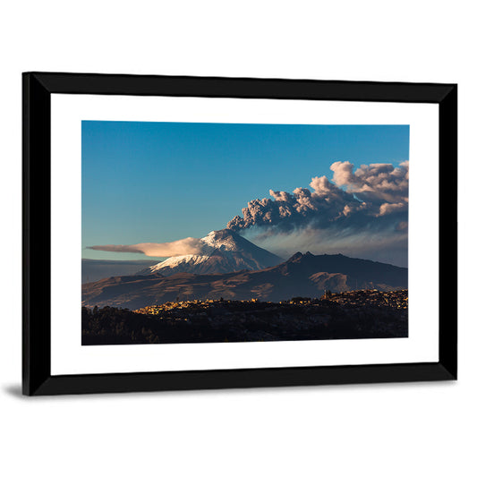 Cotopaxi Volcano Eruption Wall Art