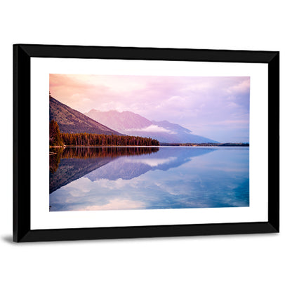 Leigh Lake In Wyoming Wall Art