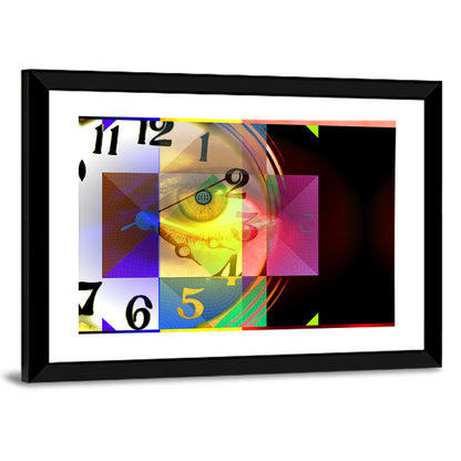Eye of Time Collage Wall Art