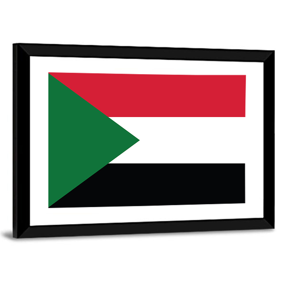 Sudan National Flag Wall Art