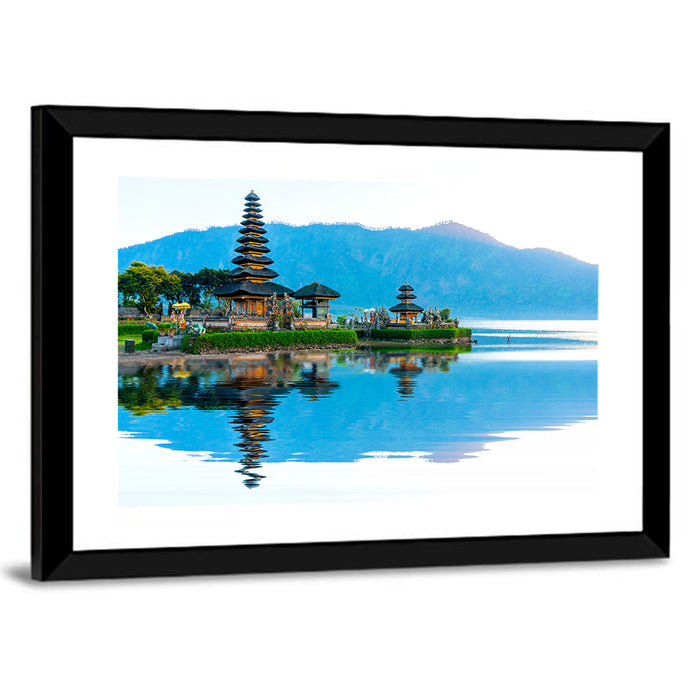 Pura Ulun Danu Bratan, Bedugul Wall Art as a framed print