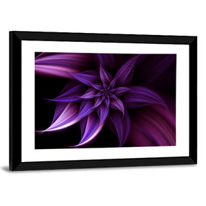 Elegant Fantasy Flower Wall Art