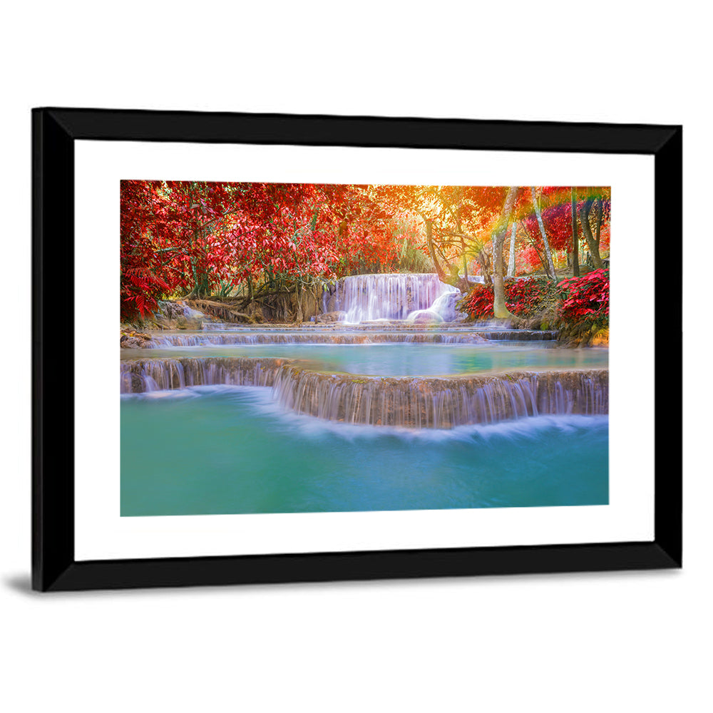 Tat Kuang Si Tiered Waterfalls Wall Art