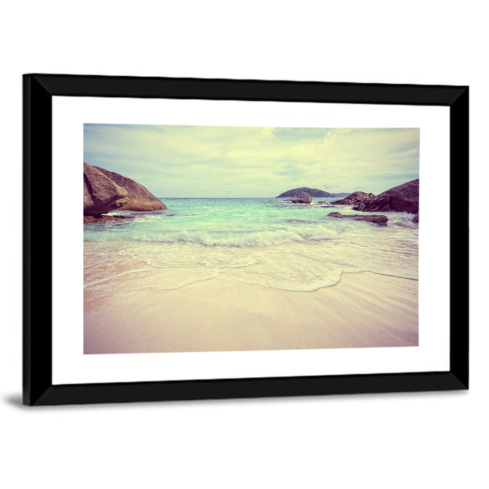 Koh Miang Island Wall Art as a framed print