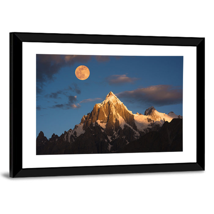 Sunrise Over Paiyu Peak Wall Art as a framed print
