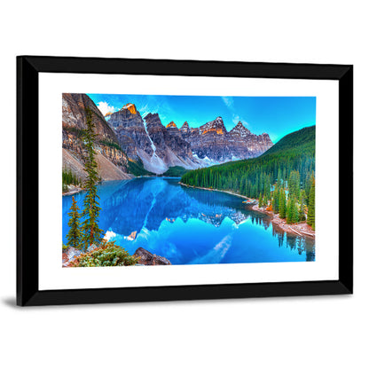 Moraine Lake Sunrise Wall Art