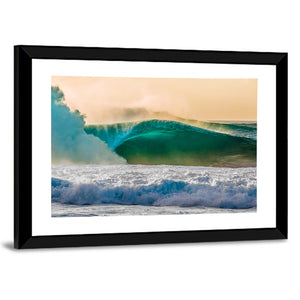 Bonzai Pipeline Surf Wave  Wall Art