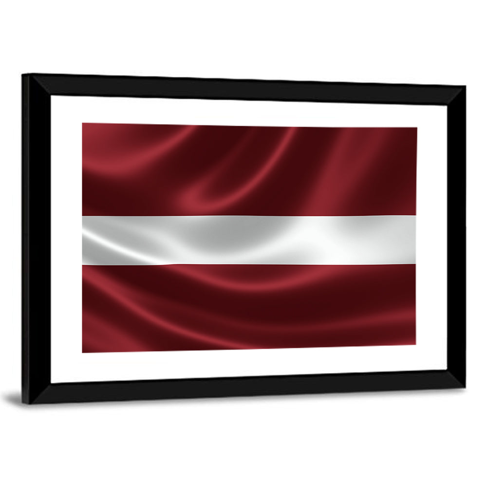 Flag of Latvia Wall Art
