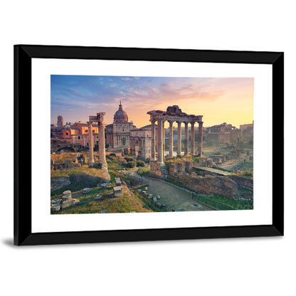 Roman Forum at Sunset Wall Art