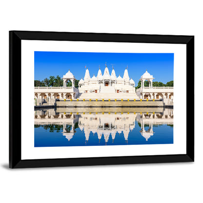 Ornate White Hindu Temple, Atlanta Wall Art
