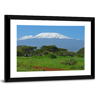 Mount Kilimanjaro Snow Capped Peak Wall Art