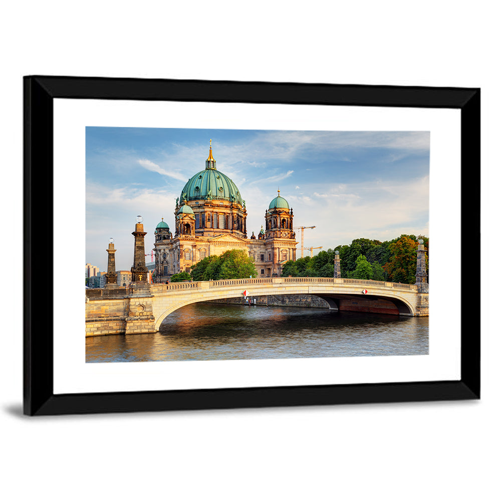 Berlin Cathedral at Golden Hour Wall Art