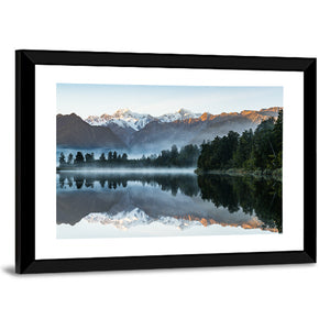 Early Morning Lake Reflection Wall Art