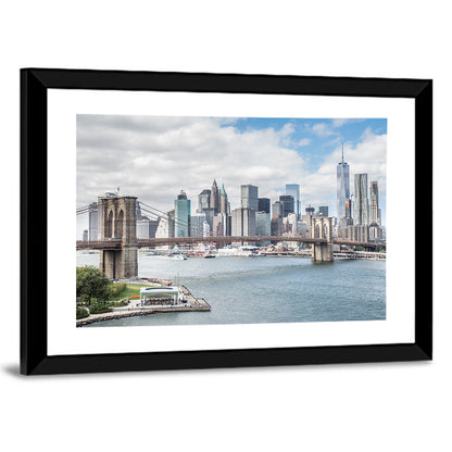 Brooklyn Bridge with Manhattan Skyline Wall Art