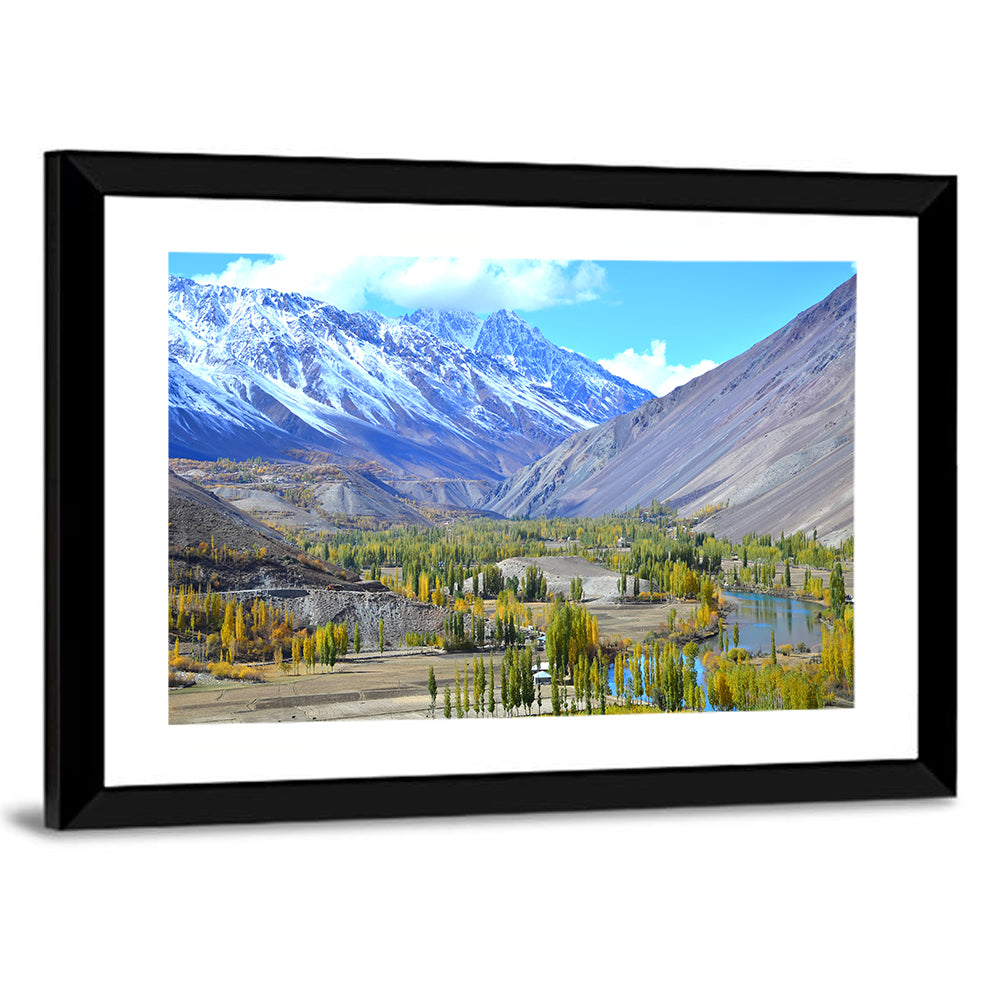 Northern Pakistan Autumn Valley Wall Art