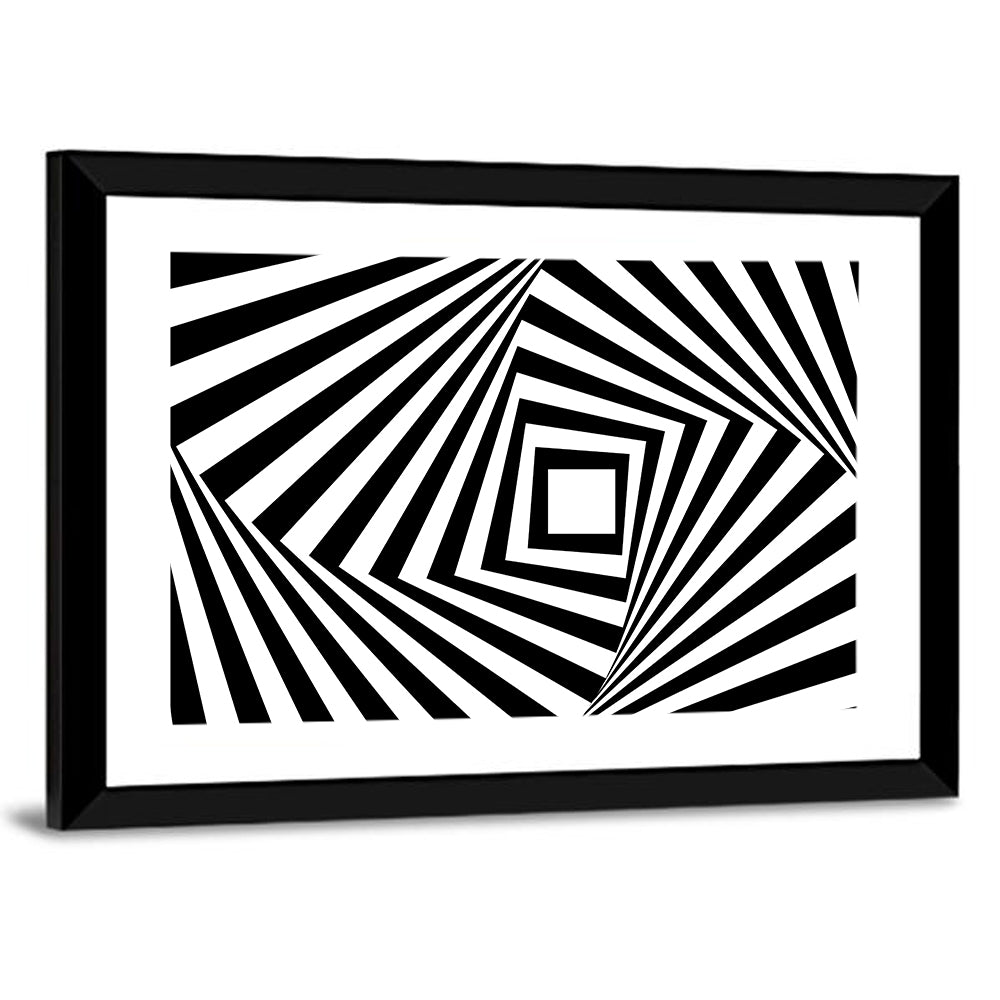 Psycho Geometric Vortex Wall Art