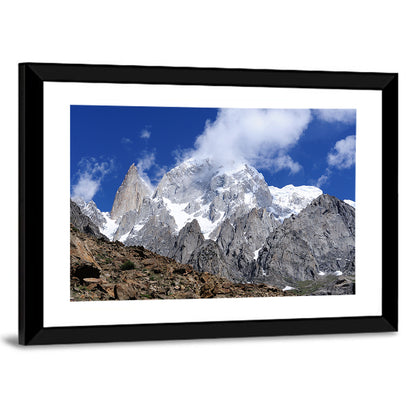 Snow-capped Hunza Peak Wall Art