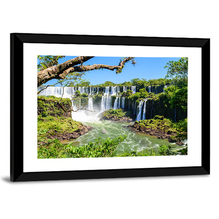 Iguazu Falls from Argentina Wall Art as a framed print