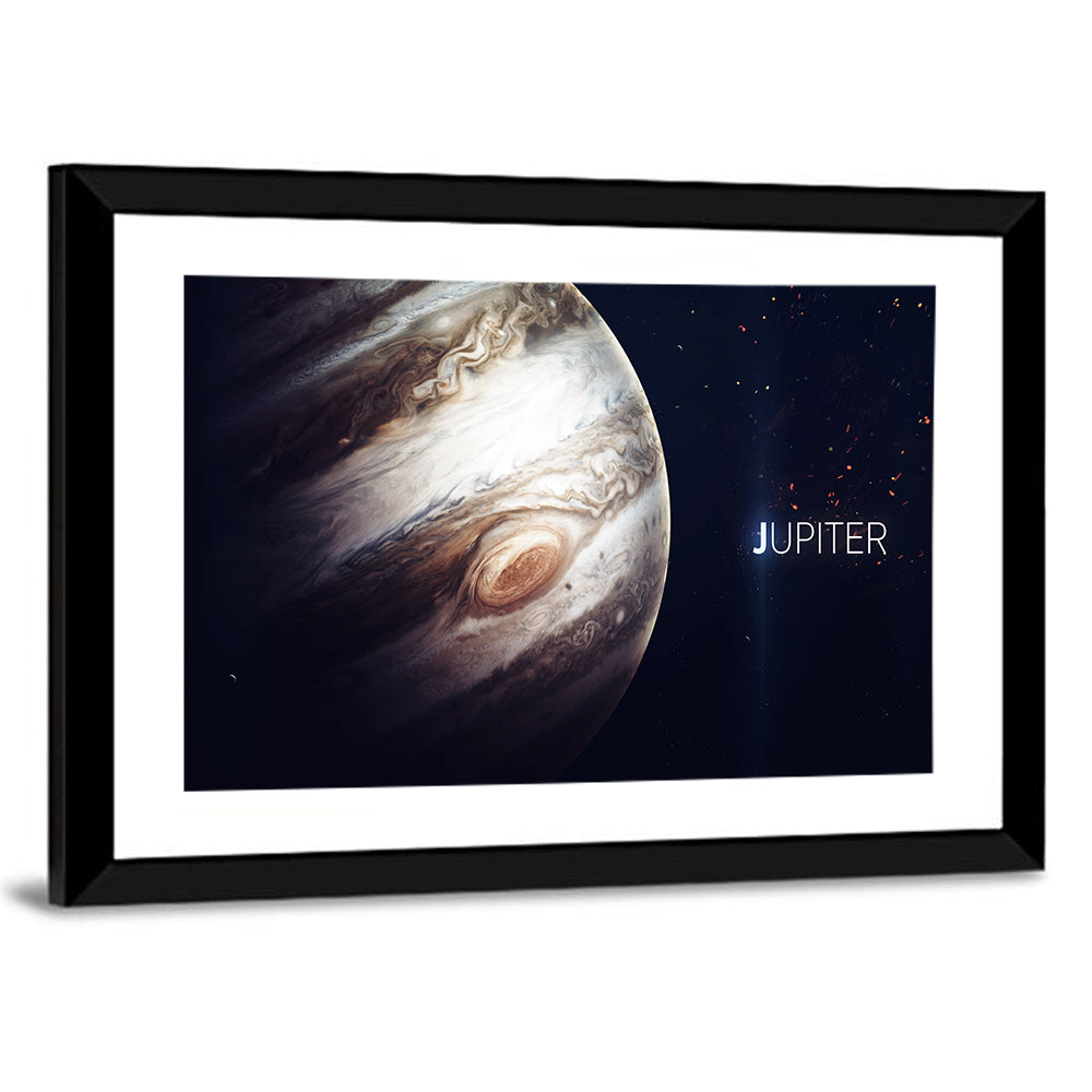 Jupiter with Great Red Spot Wall Art